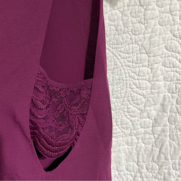 MARCIANO Purple Lined Sleeveless Tank Blouse Size Small-#282 - Picture 6 of 8